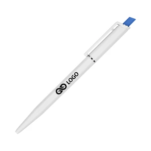 Caneta esferográfica Roma White - Azul