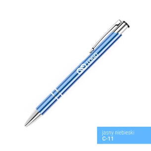 Caneta esferográfica Cosmo - Azul claro