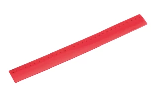 Régua flexível - Vermelho