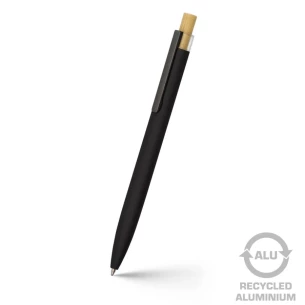 Caneta de alumínio reciclado Randall - Preto