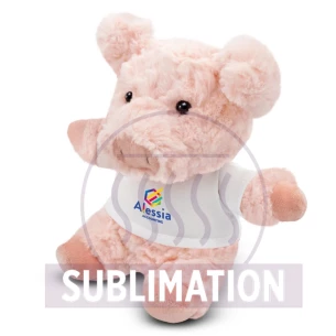 Porco de peluche Tailyssia - Rosa