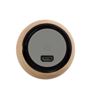 Altifalante sem fios de madeira 3W Mae -wood
