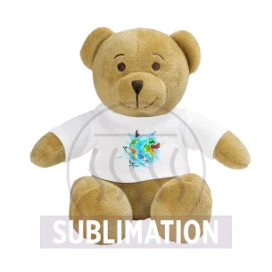 Urso de pelúcia Siddy Honey - castanho claro