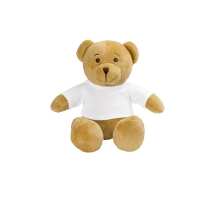 Urso de pelúcia Siddy Honey - castanho claro
