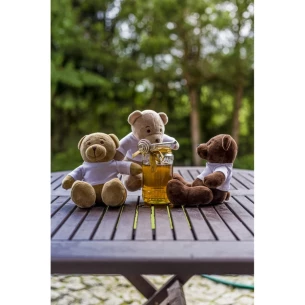 Urso de pelúcia Siddy Honey - castanho claro
