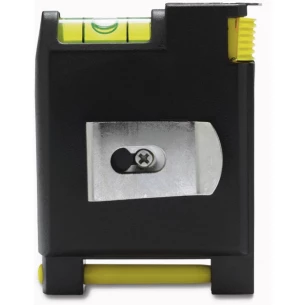 Fita métrica de 2 m, nível de bolha de ar, bloco de notas, caneta - Preto