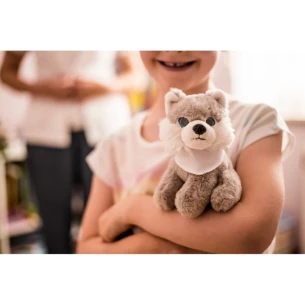 Lobo de peluche | Fang - Cinzento