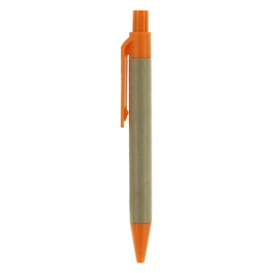 Bloco de notas Eco1 com caneta - Laranja