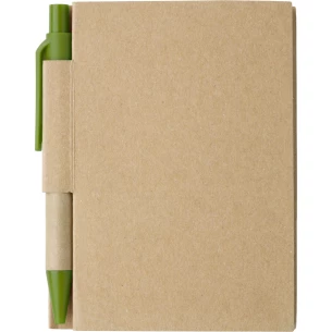 Bloco de notas Eco1 com caneta - Verde