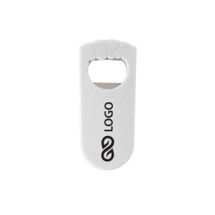 Abridor de plástico Mão - Branco