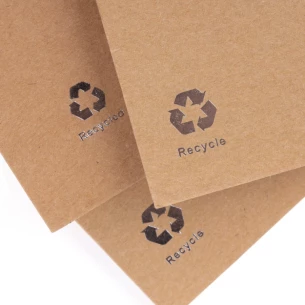 Bloco de notas Eco3 com caneta - Preto