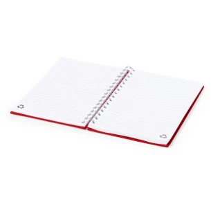 Caderno RPET A5 Murcia - vermelho