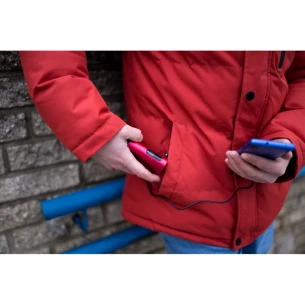 Banco de potência 10000 mAh Walt - vermelho