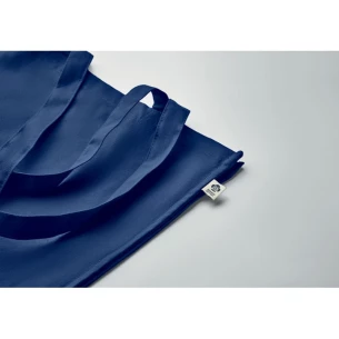 Saco de algodão orgânico BENTE COLOUR - azul