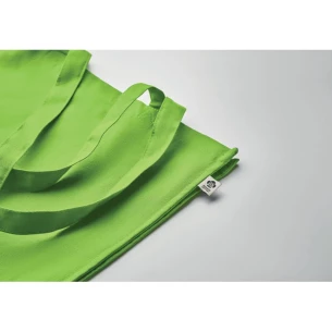 Saco de algodão orgânico BENTE COLOUR - verde lima