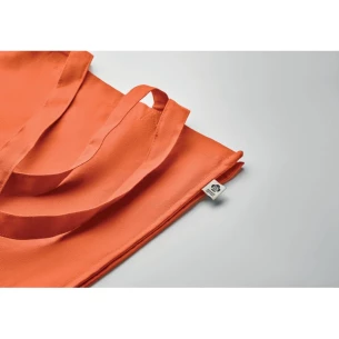 Saco de algodão orgânico BENTE COLOUR - laranja