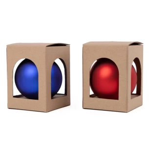 Bola de Natal de 80 mm - Ecru