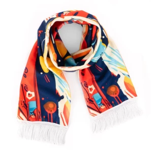 Cachecol de pelúcia