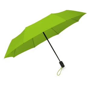 Guarda-chuva dobrável LEEDS, automático - Verde lima