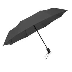 Guarda-chuva dobrável LEEDS, automático - Preto