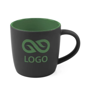Caneca de cerâmica Esla 345 ml - Verde escuro