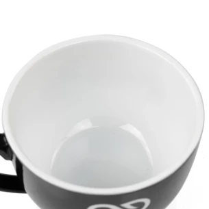 Chávena SIMPLE com pires 220 ml - Preto