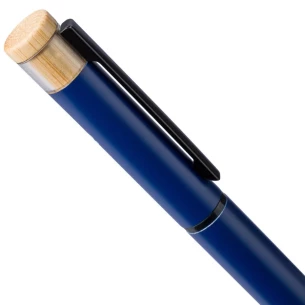 Conjunto de escrita Scriptoria, caneta esferográfica e caneta de tinta - azul