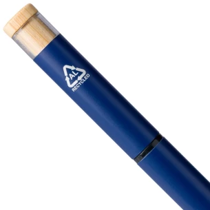 Conjunto de escrita Scriptoria, caneta esferográfica e caneta de tinta - azul