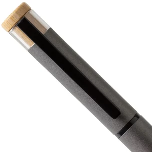 Conjunto de escritório Scriptoria, caneta esferográfica e caneta de tinta - cinzento