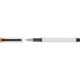 Conjunto de escritório Scriptoria, caneta esferográfica e caneta de tinta - branco