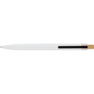 Conjunto de escritório Scriptoria, caneta esferográfica e caneta de tinta - branco