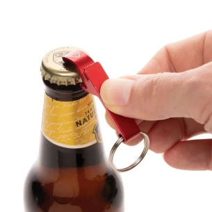 Abridor de garrafas e latas Oti - vermelho