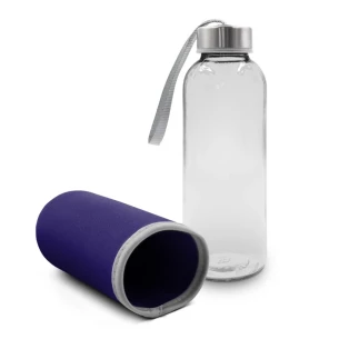 Garrafa de vidro de 420 ml Bob - roxa