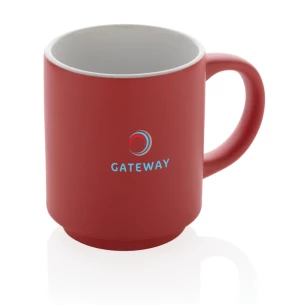 Caneca de cerâmica Echo - Vermelha