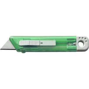 Faca para papel de parede com mecanismo de segurança Rabel - verde claro