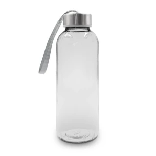 Garrafa de vidro de 420 ml Bob - branca