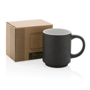 Caneca de cerâmica Echo - Preta
