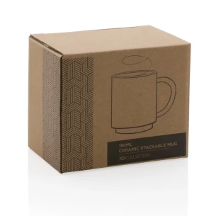 Caneca de cerâmica Echo - Preta