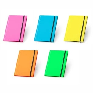 Caderno Neon A5 - Rosa