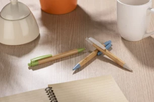 Caneta de bambu BAMMO - bege