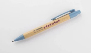 Caneta de bambu BAMMO - azul-celeste