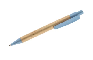 Caneta de bambu BAMMO - azul-celeste