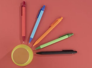 Caneta de papel POLI - vermelha