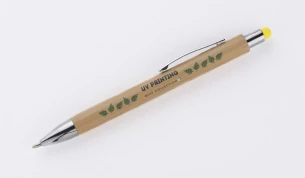 Caneta tátil de bambu TUSO - amarela