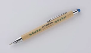 Caneta tátil de bambu TUSO - azul