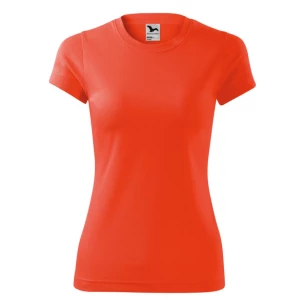 T-Shirt Fantasia para mulher - Laranja néon