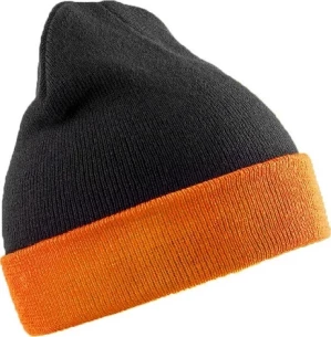 Gorro de inverno Arctos - Laranja/Preto