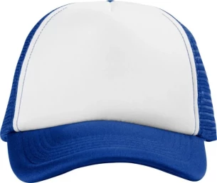 Boné de camionista - Azul/branco