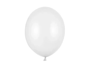 Balão metalizado 30cm - Branco