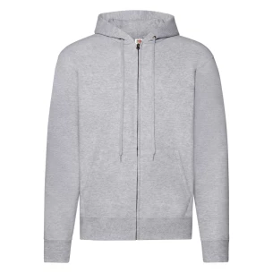 Sweatshirt com capuz com fecho de correr FOTL - Cinzento